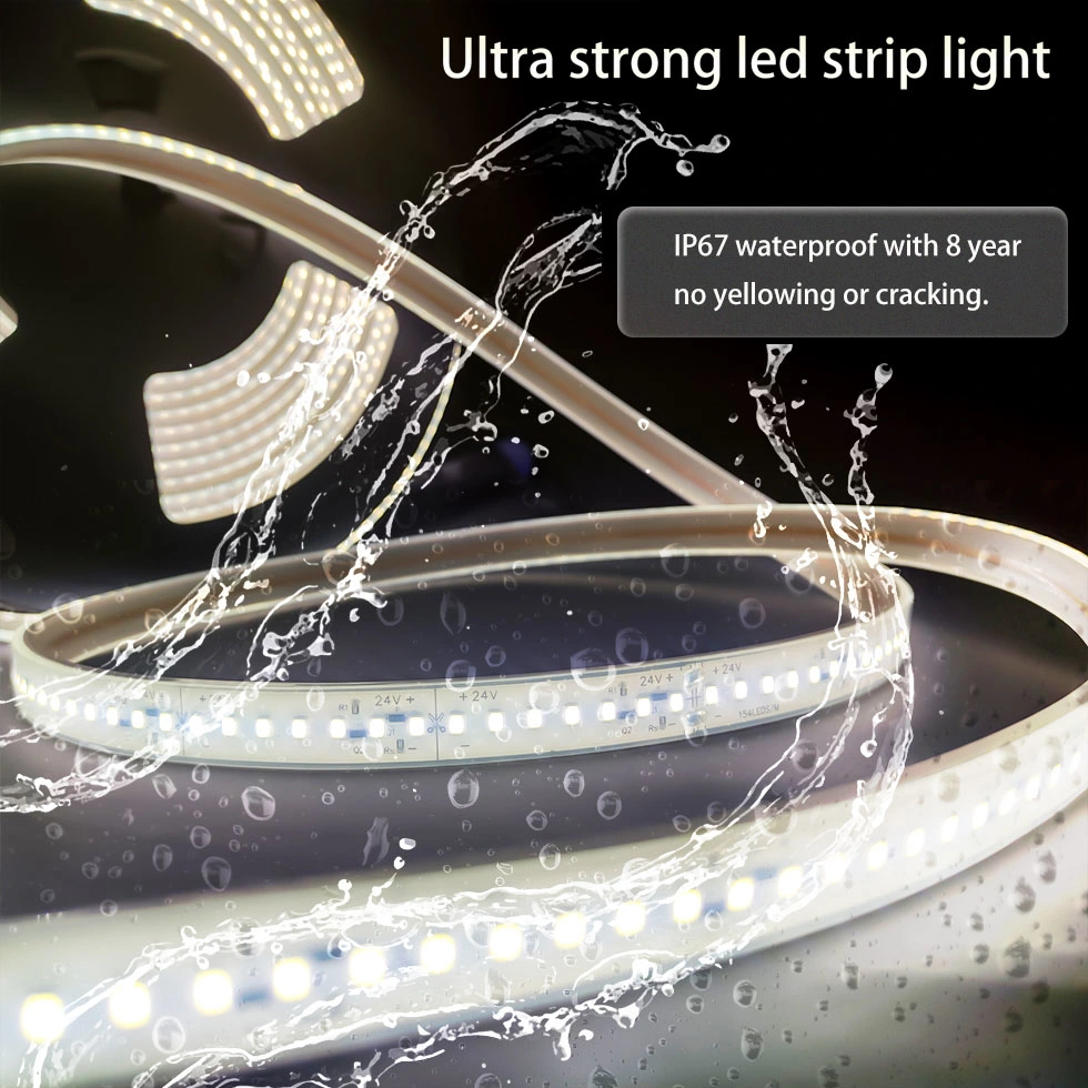 High Voltage LED Strip Light 110V 220V 120LEDs/M High Brightness 50meter Per Roll Waterproof SMD2835 Flexible LED Lights Stripe