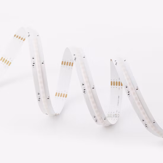 Csp LED-RGB-Streifen, 24 V, 10 mm, IP20-Lichtleiste für den Innenbereich, ultraflacher COB-LED-Streifen