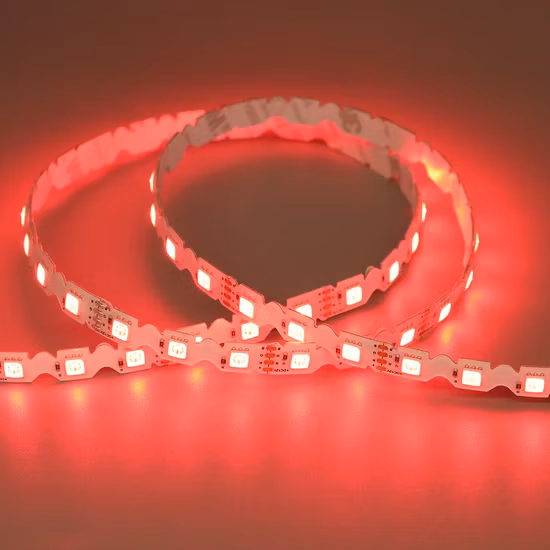 Mini 5 mm 6 mm 7 mm Breite SMD 2835 S-Form Zig Zag Biegbarer Flex-Neonbeleuchtungs-LED-Streifen für Beschilderung, Schild, Kanal, LED-Buchstabe
